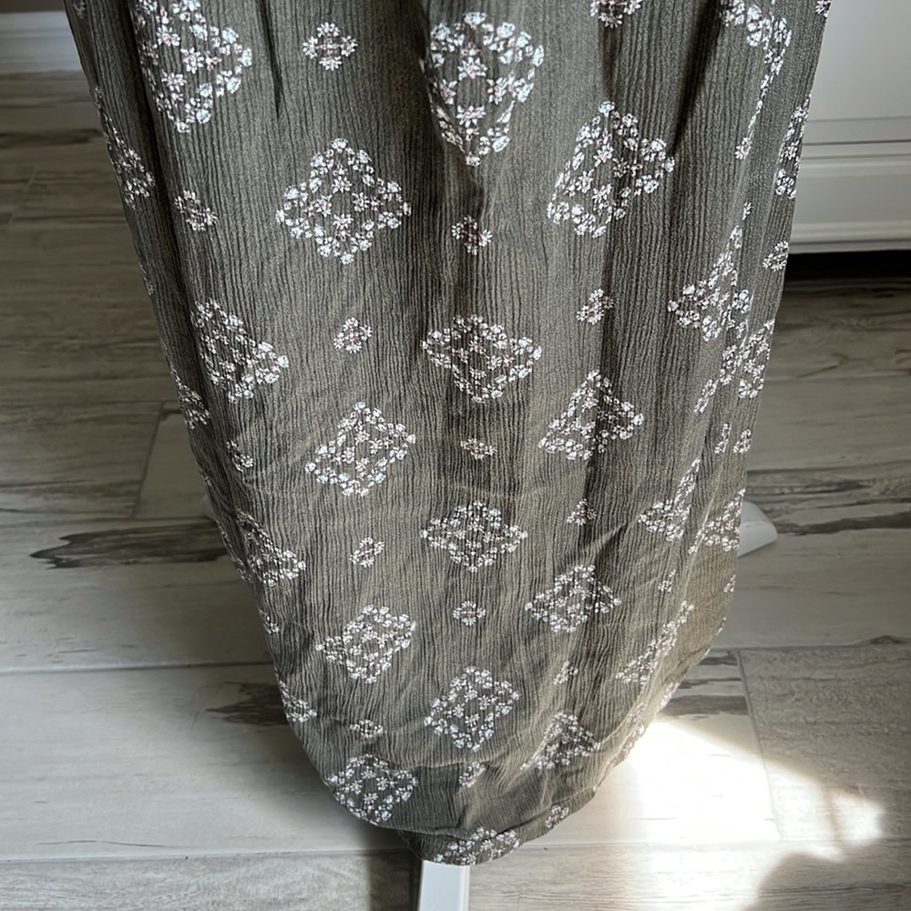 • SO green floral maxi, L • - Picture 11 of 16